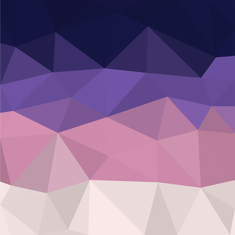 Low Poly Asexual Spectrum Pride Flag