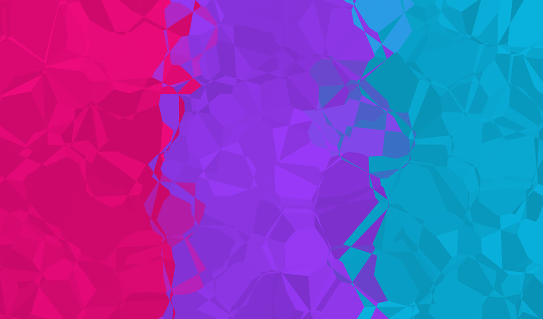 groovy crystalline abstract androgyne pride flag