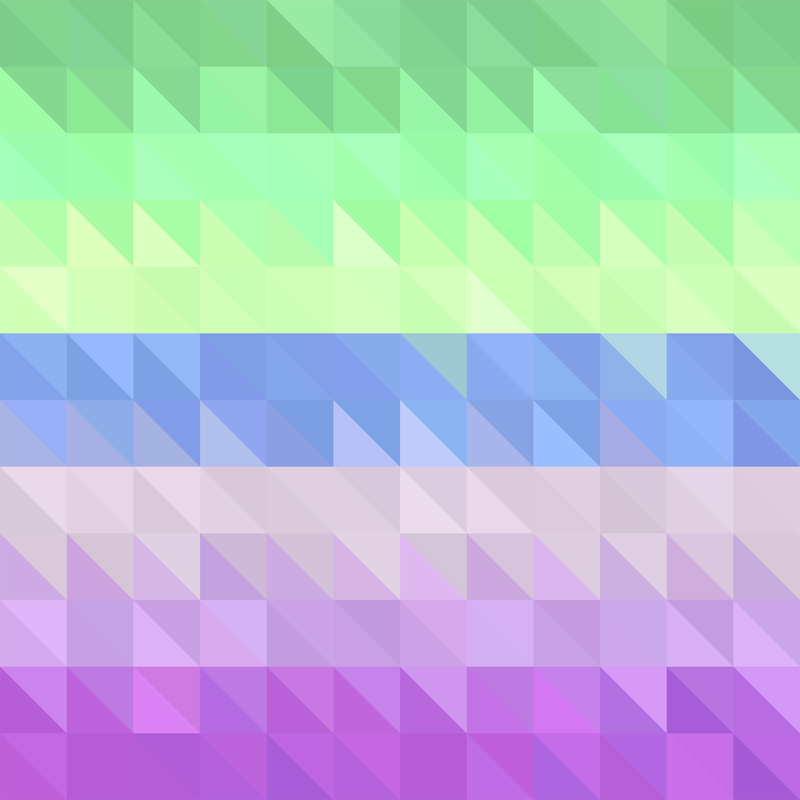 Androsexual Low Poly Pride Flag