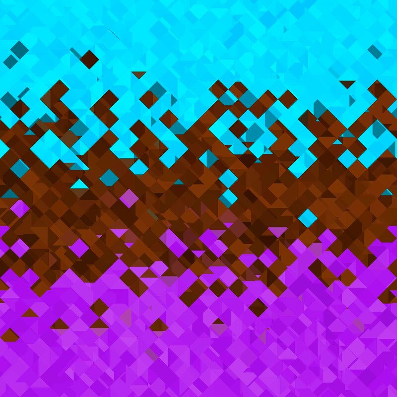 Funky Pixelated Abstract Androsexual  Pride Flag