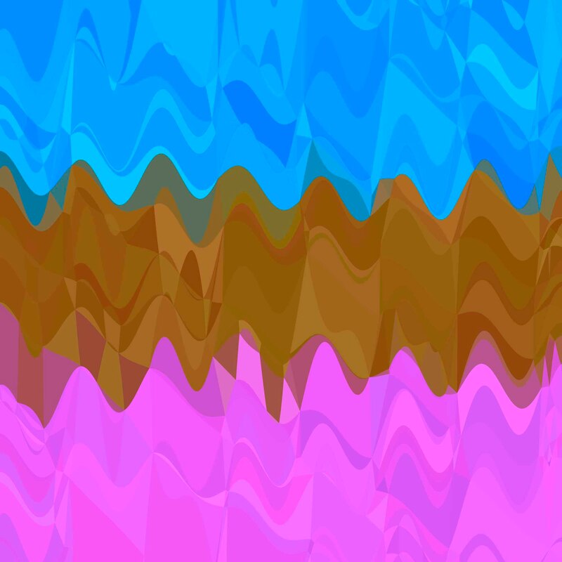 Trippy Wavy Abstract Androsexual Pride Flag
