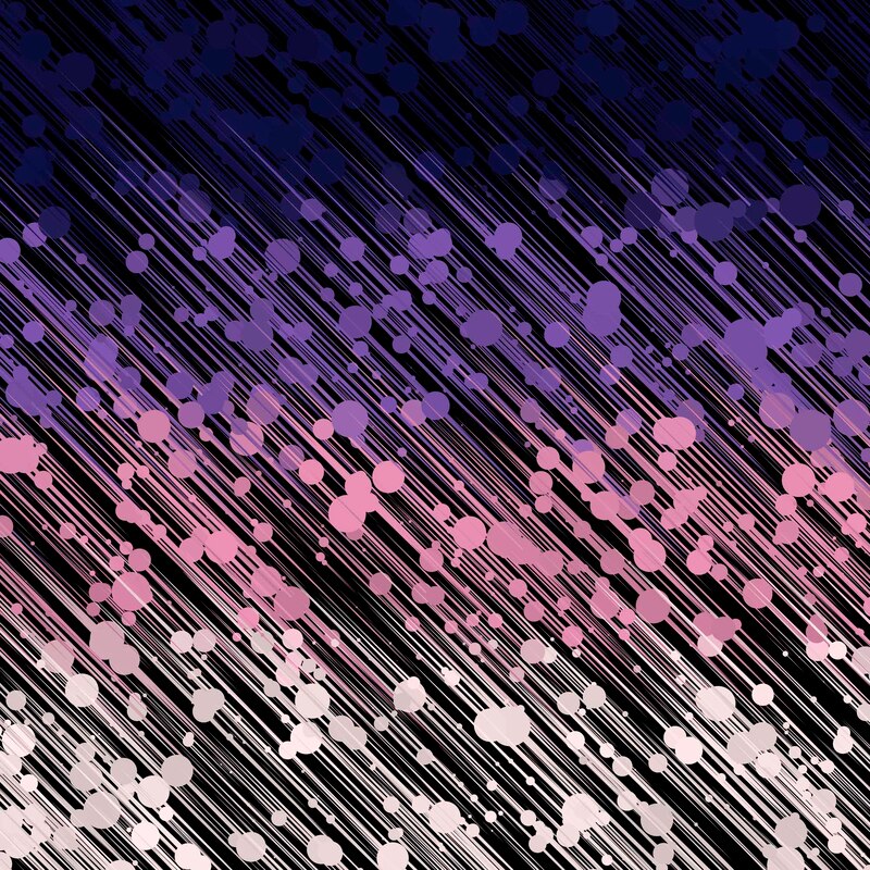 Psychedelic Funky Abstract Asexual Spectrum Pride Flag