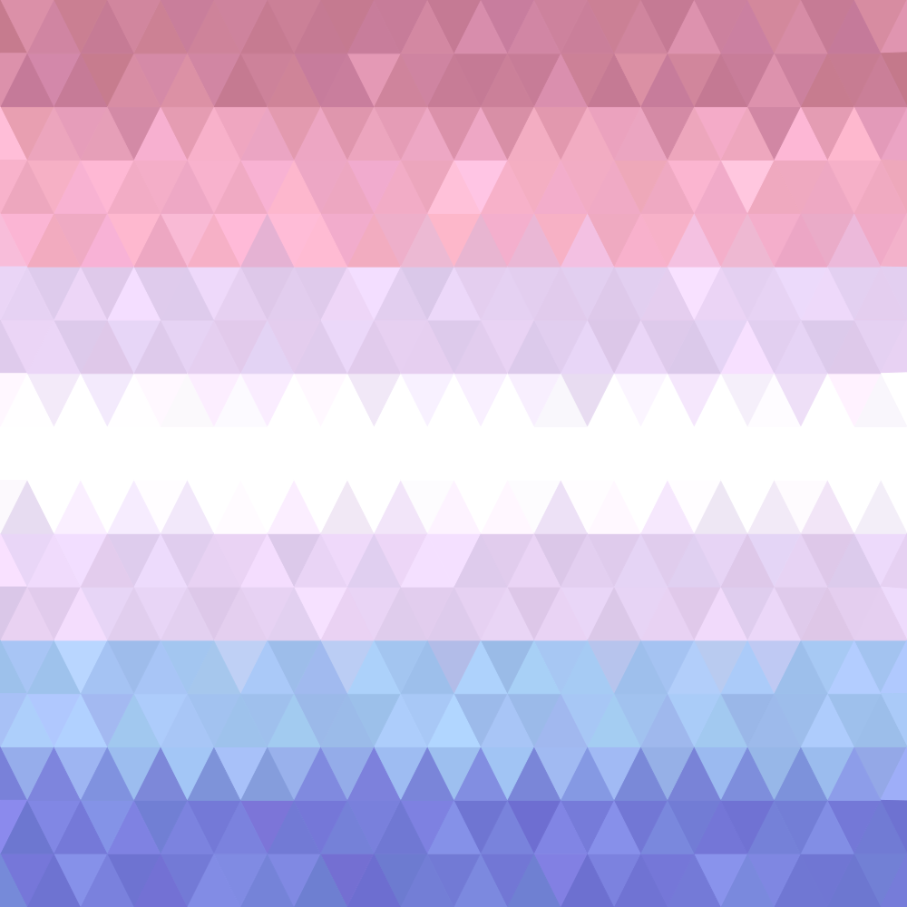 Abstract Bigender Pride Flag