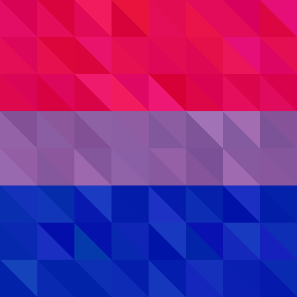Abstract Bisexual Pride Flag