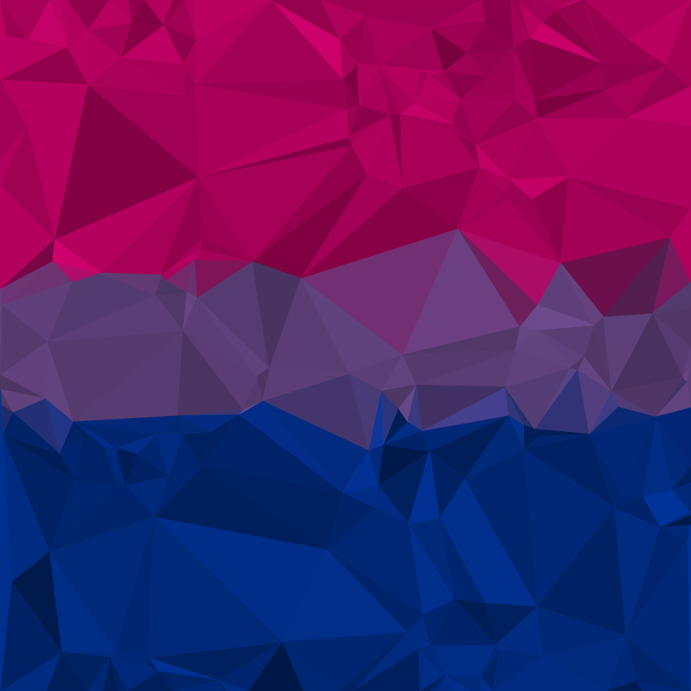 Abstract Bisexual Pride Flag