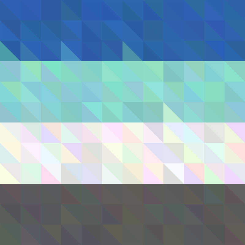 Low Poly Fraysexual Pride Flag