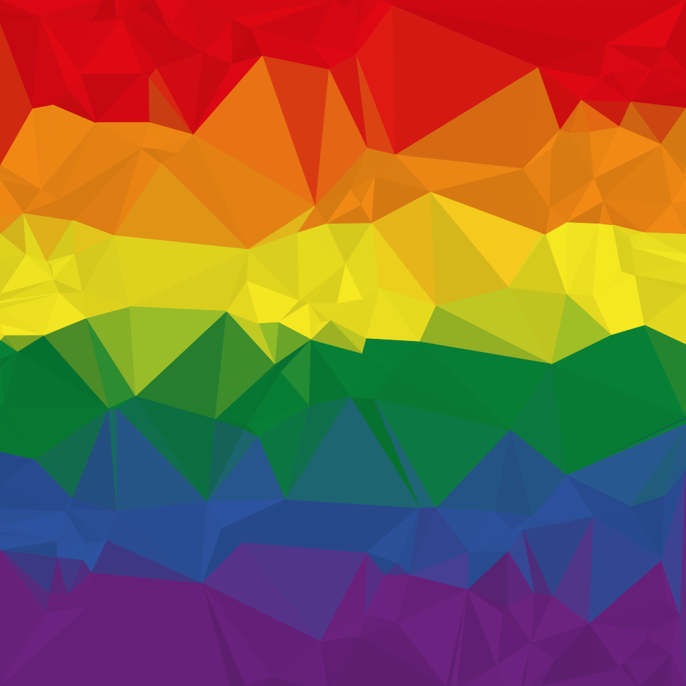 Abstract Gay Pride Flag