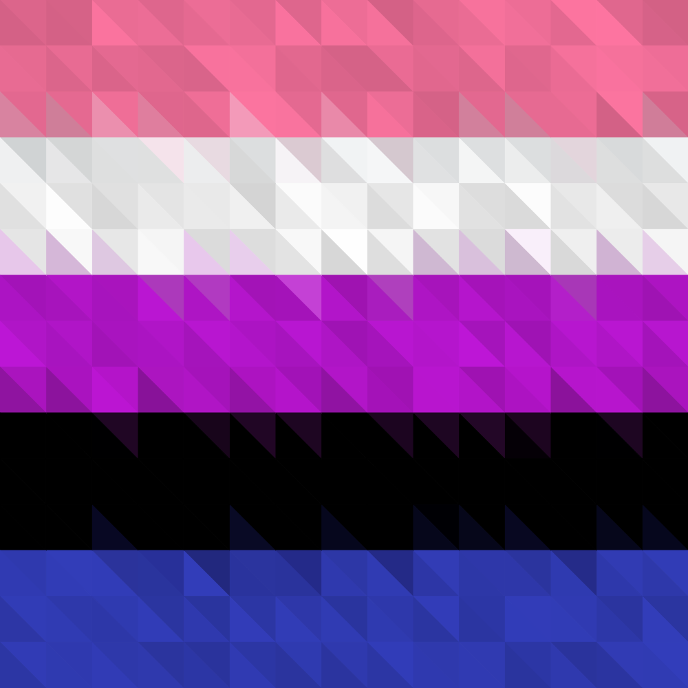 Abstract Genderfluid Pride Flag