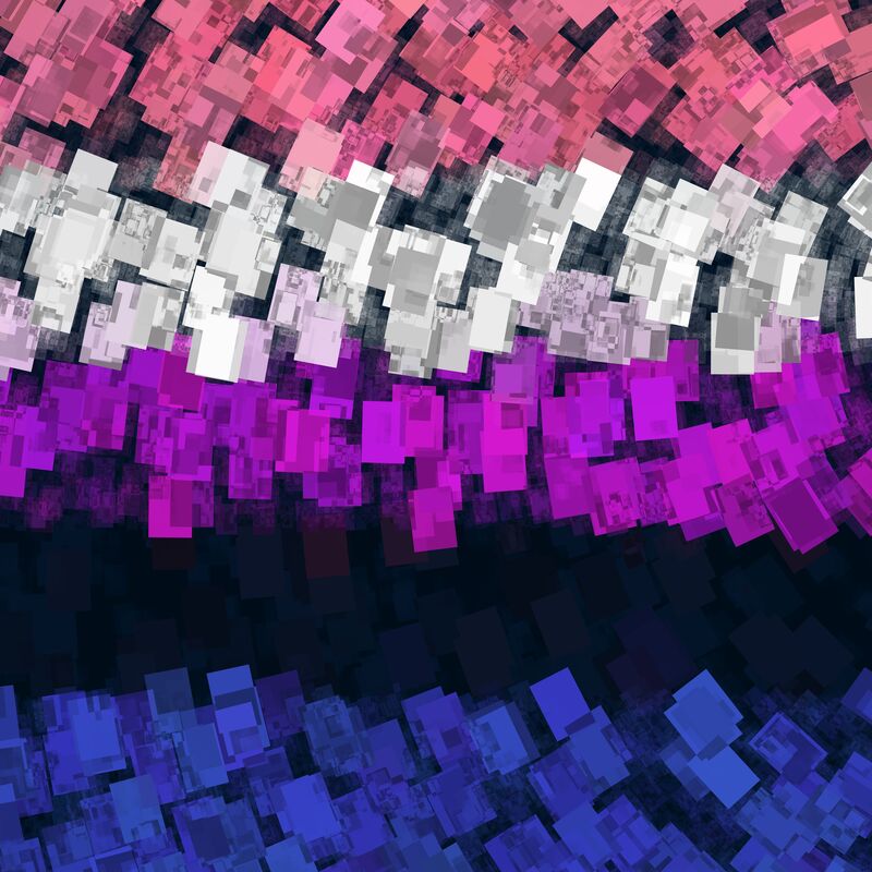 rectangle abstract genderfluid pride flag background