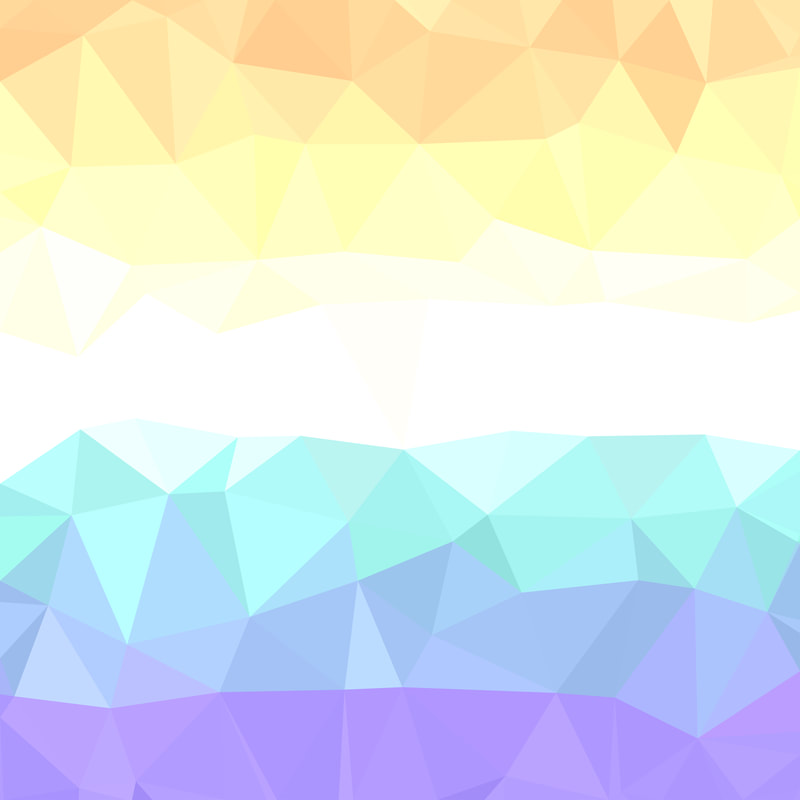 low poly genderfaun pride flag