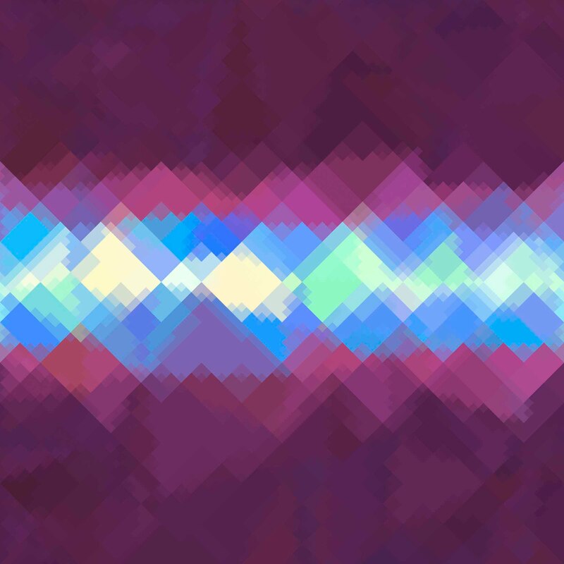 Funky Pixelated Abstract Gender Nonconforming Pride Flag