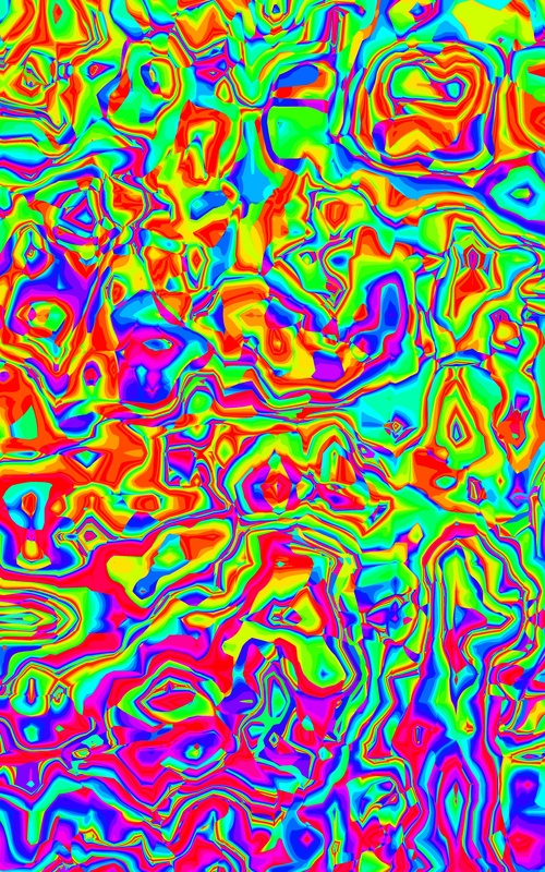 Swirly Trippy Rainbow
