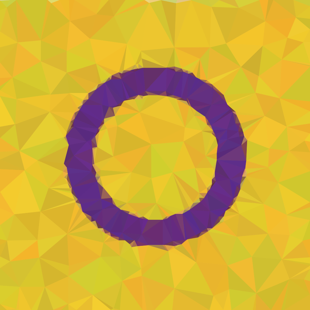 Abstract Intersex Pride Flag