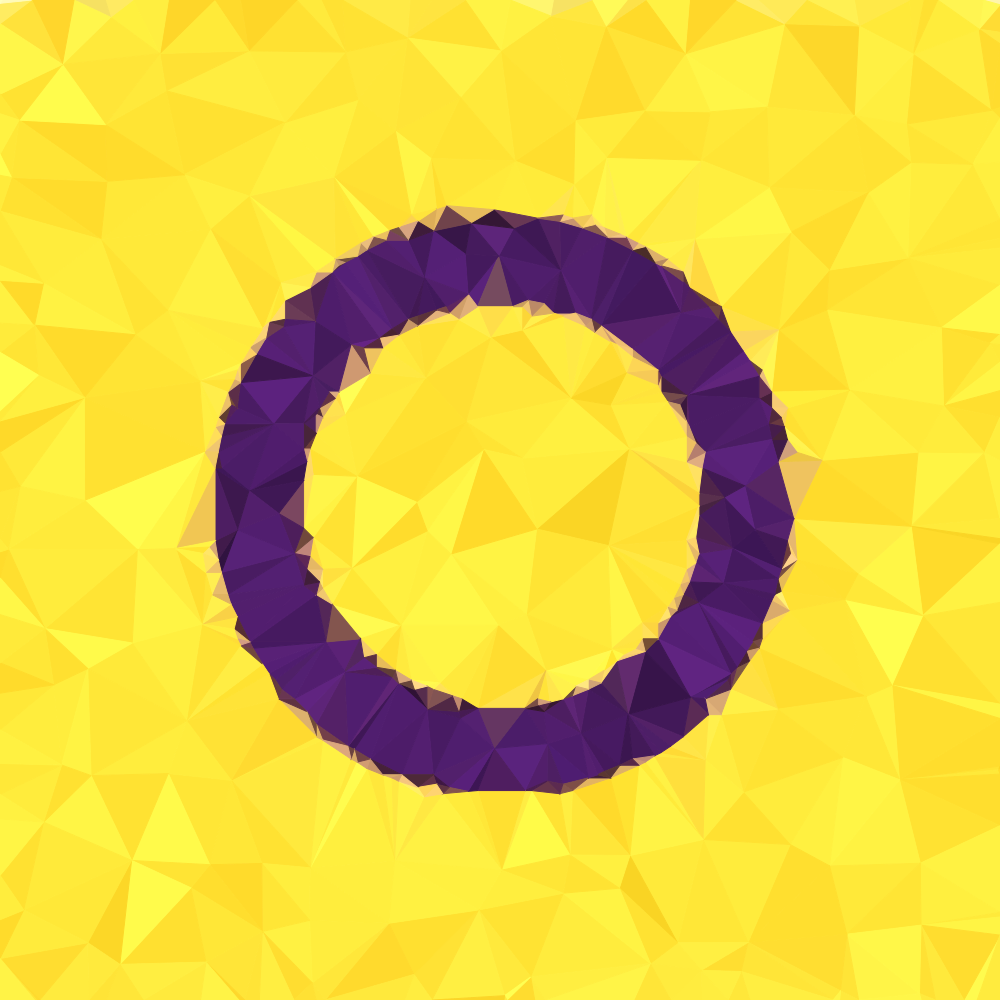Abstract Intersex Pride Flag
