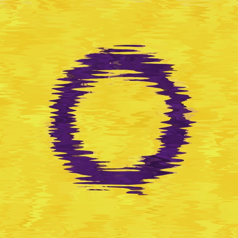 rippled abstract intersex pride flag background