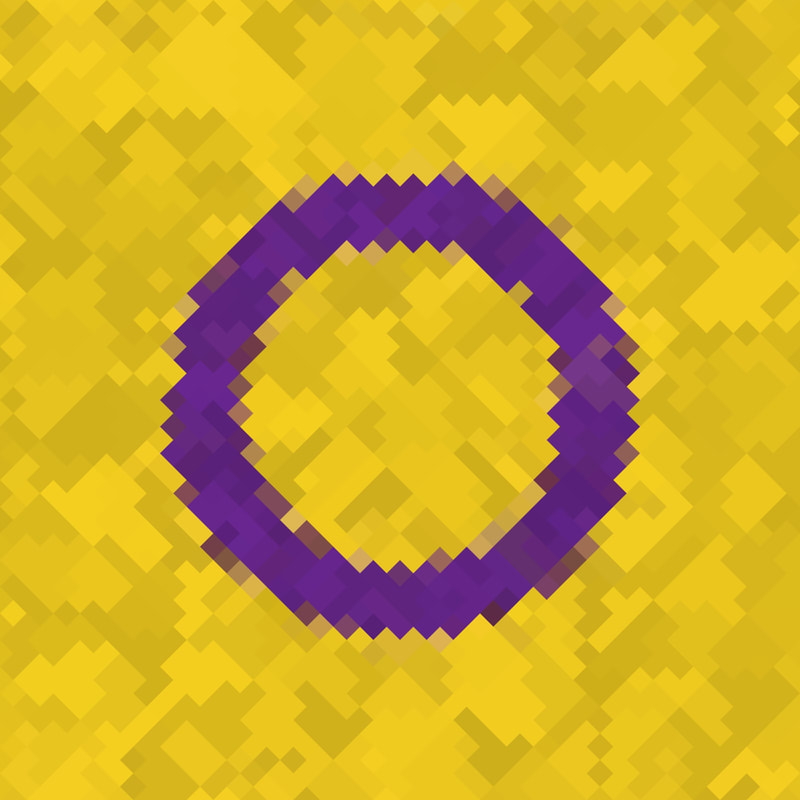 pixel abstract intersex pride flag background