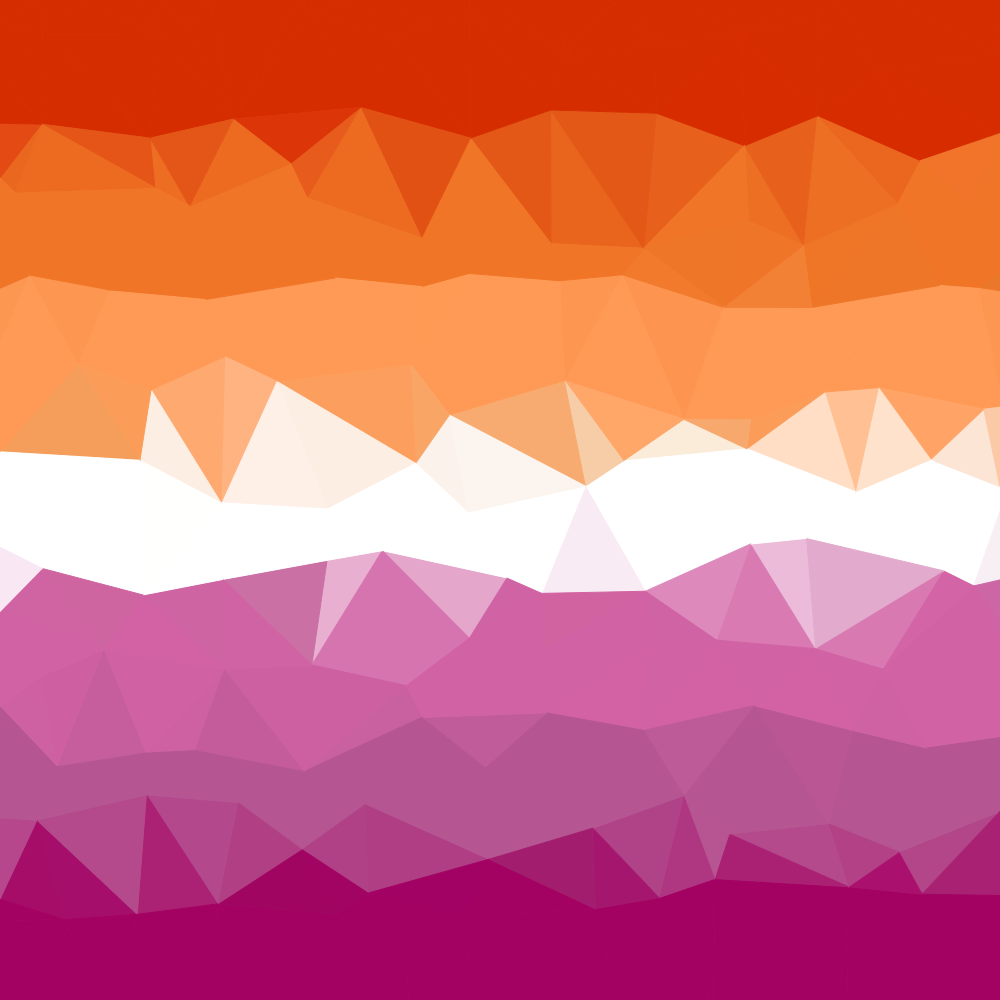 Abstract Lesbian Pride Flag