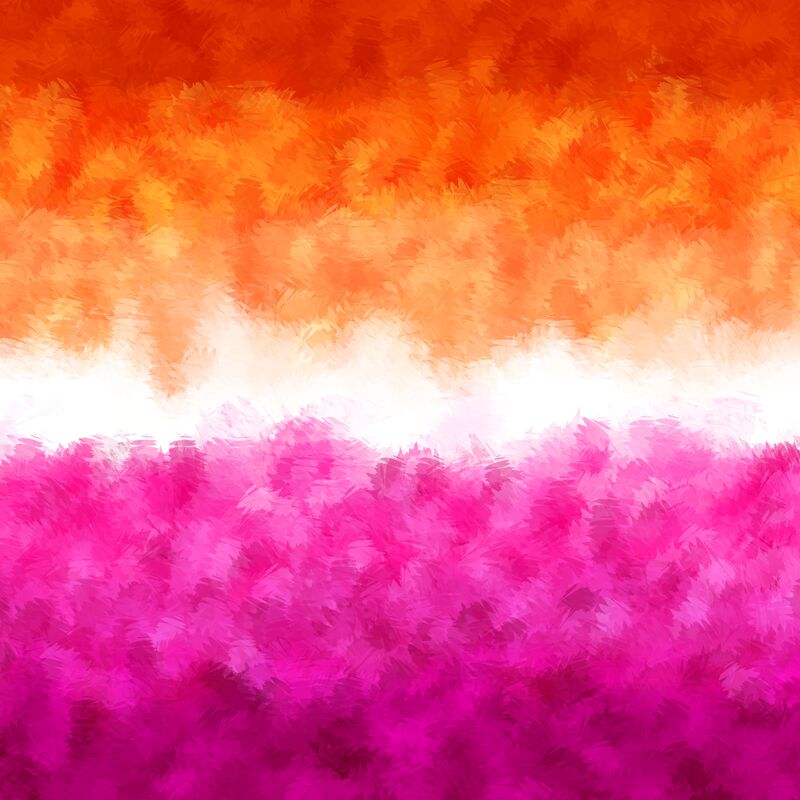 smudge abstract lesbian pride flag background