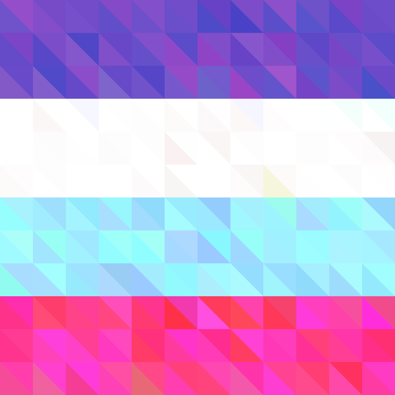 Low Poly Multisexual Pride Flag
