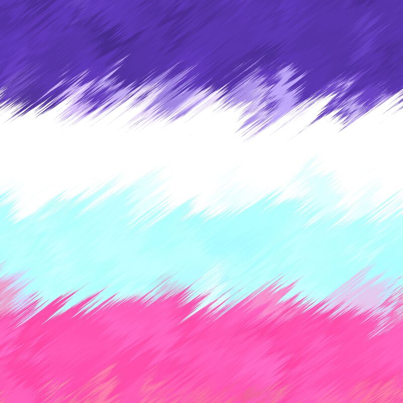 Funky Streaky Abstract Multisexual Pride Flag
