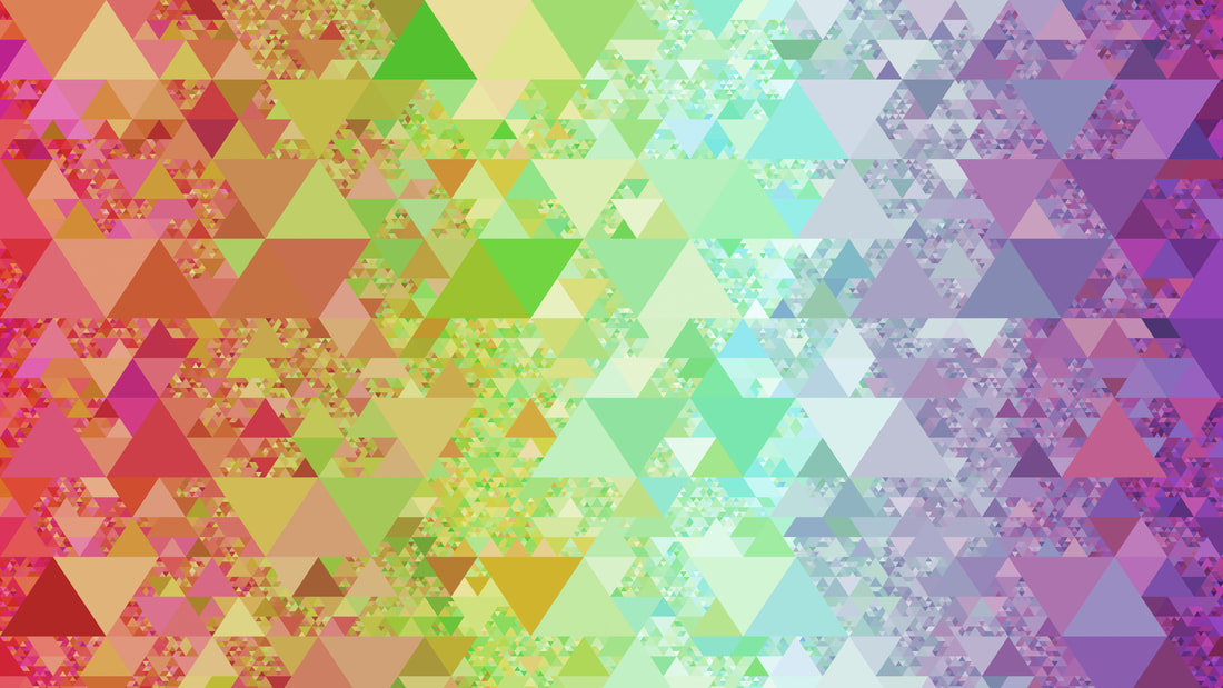 Geometric Triangle Abstract Neurogender Pride Flag