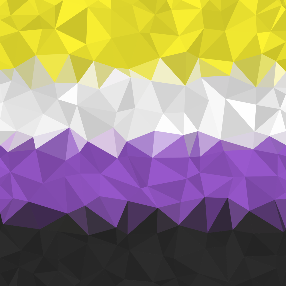 Abstract Nonbinary Pride Flag