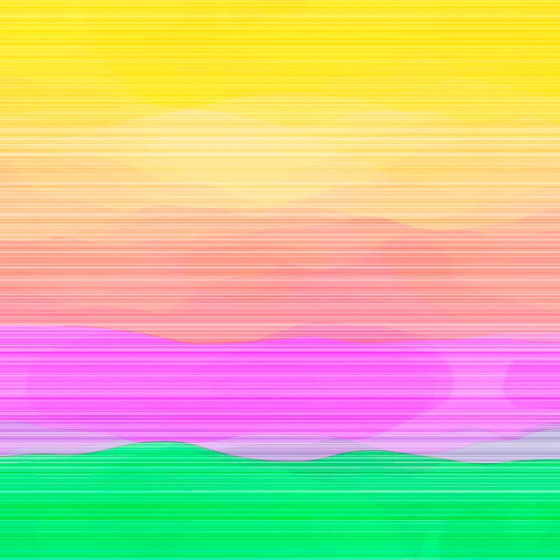 Streaky Blobby Abstract Noungender Pride Flag