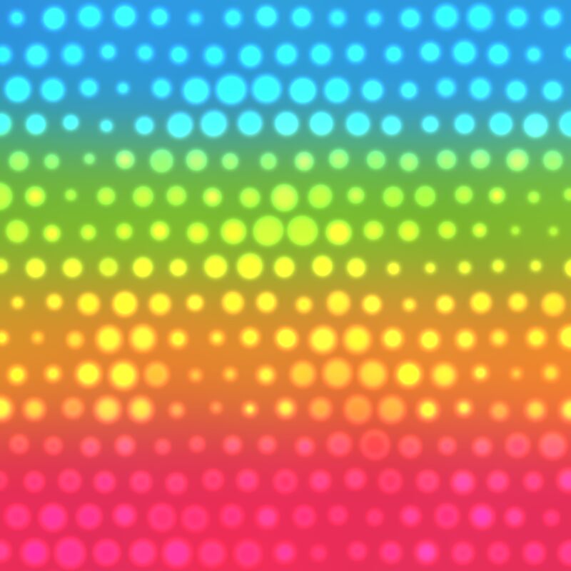 dotty abstract panromantic pride flag background