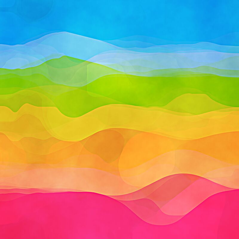 wavy abstract panromantic pride flag background
