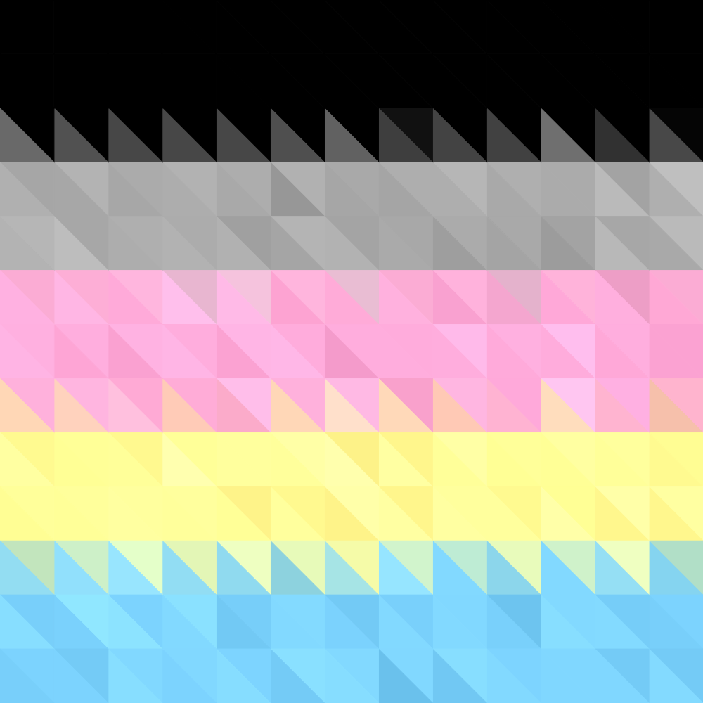 Abstract Polygender Pride Flag