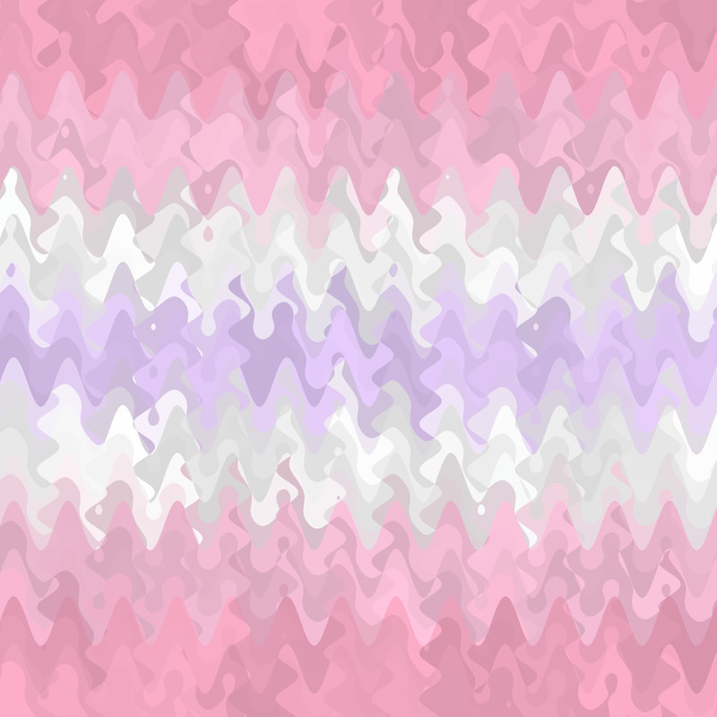 wavy abstract pomosexual pride flag background