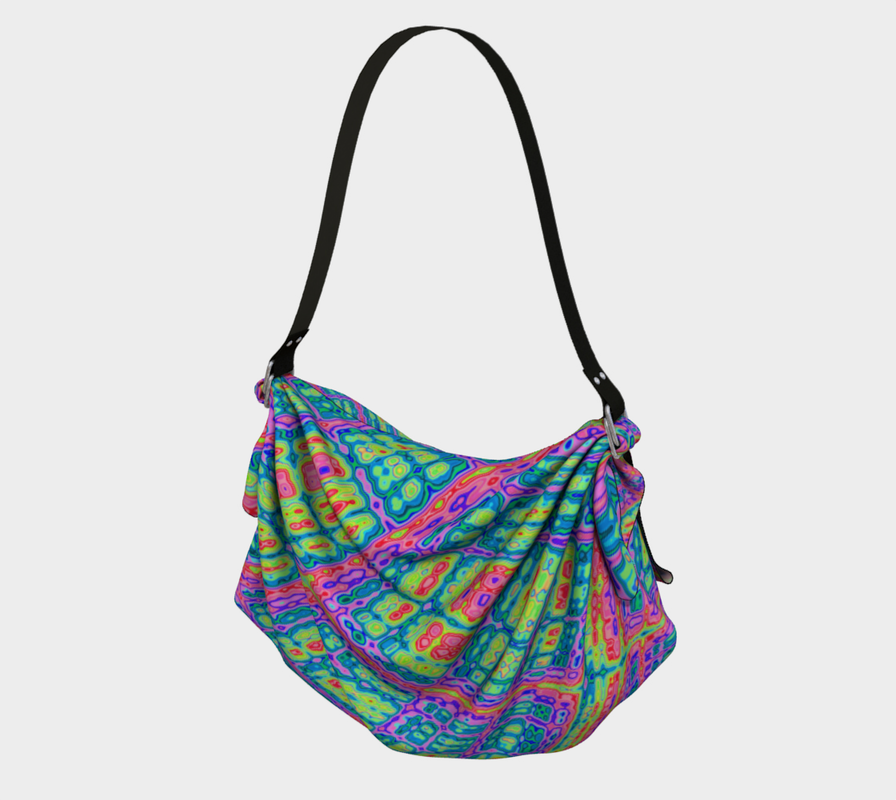 Colorful Vibrant Abstract Trippy Rainbow Tote Bag