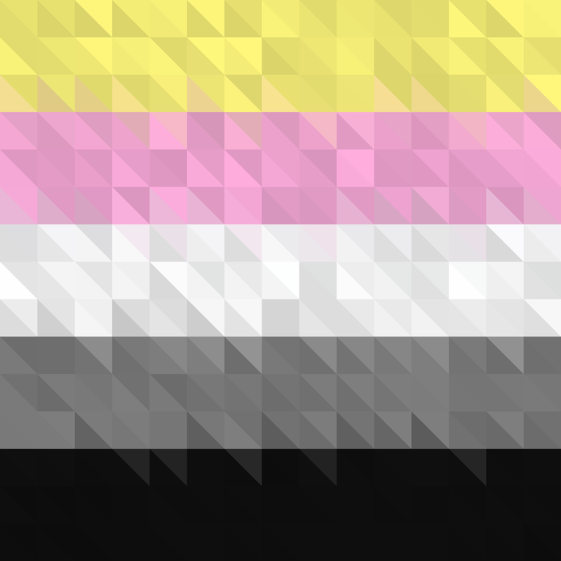 Low Poly Queerplatonic Pride Flag