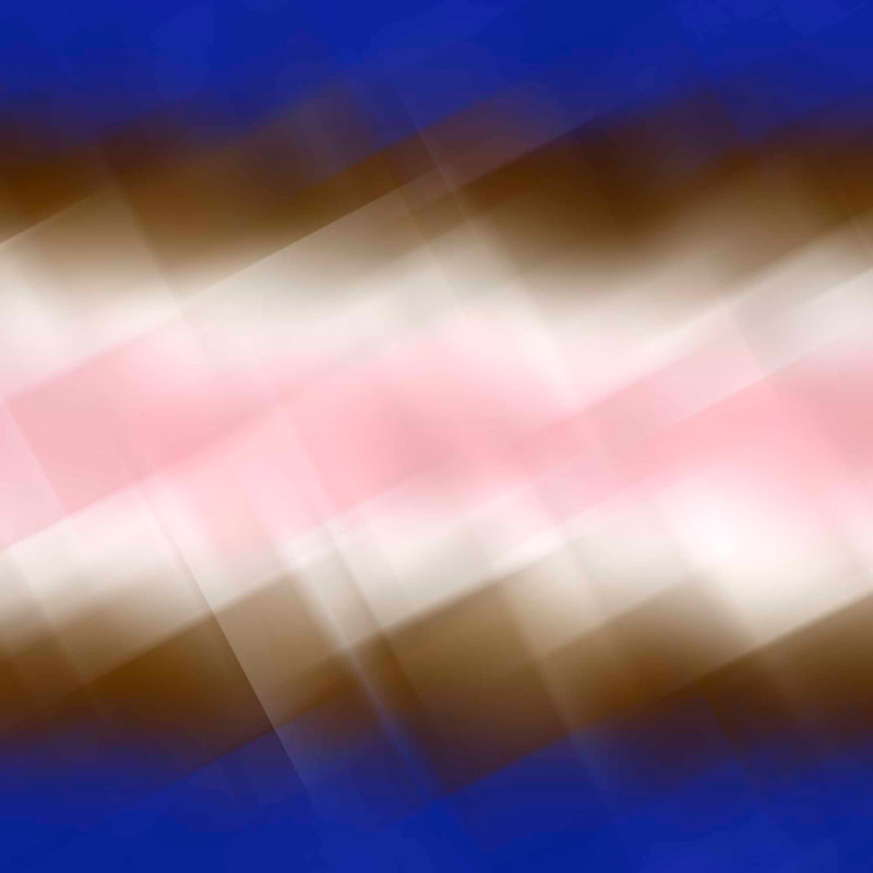 Groovy Blurry Abstract Tomboy Pride Flag