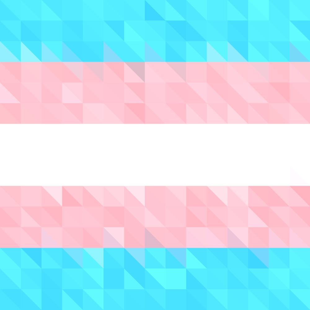 Abstract Transgender Pride Flag