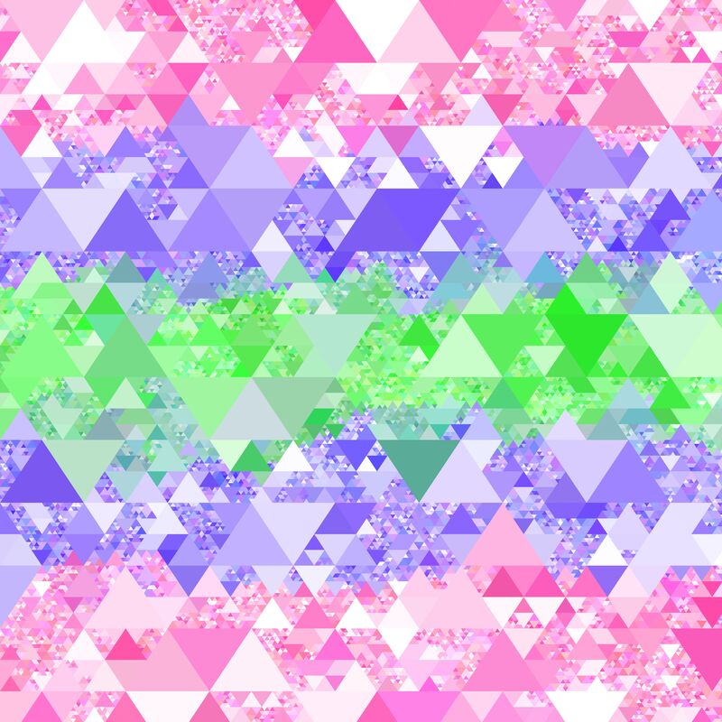 triangle geometric abstract trigender pride flag background