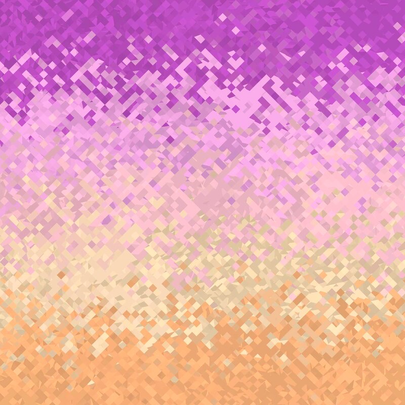 Grungy Pixelated Abstract Trixic Pride Flag